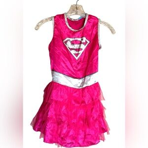 Girls' Pink Superhero Tutu Costume Dress
